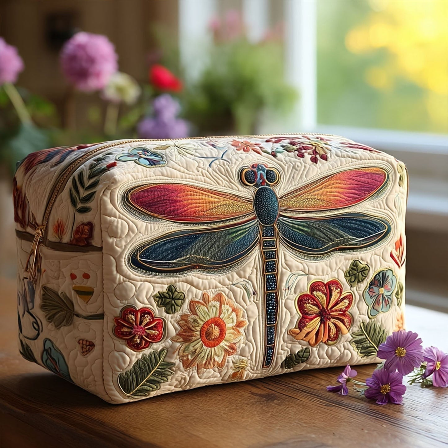 Padded Makeup Bag Breeze Catcher Margaret York