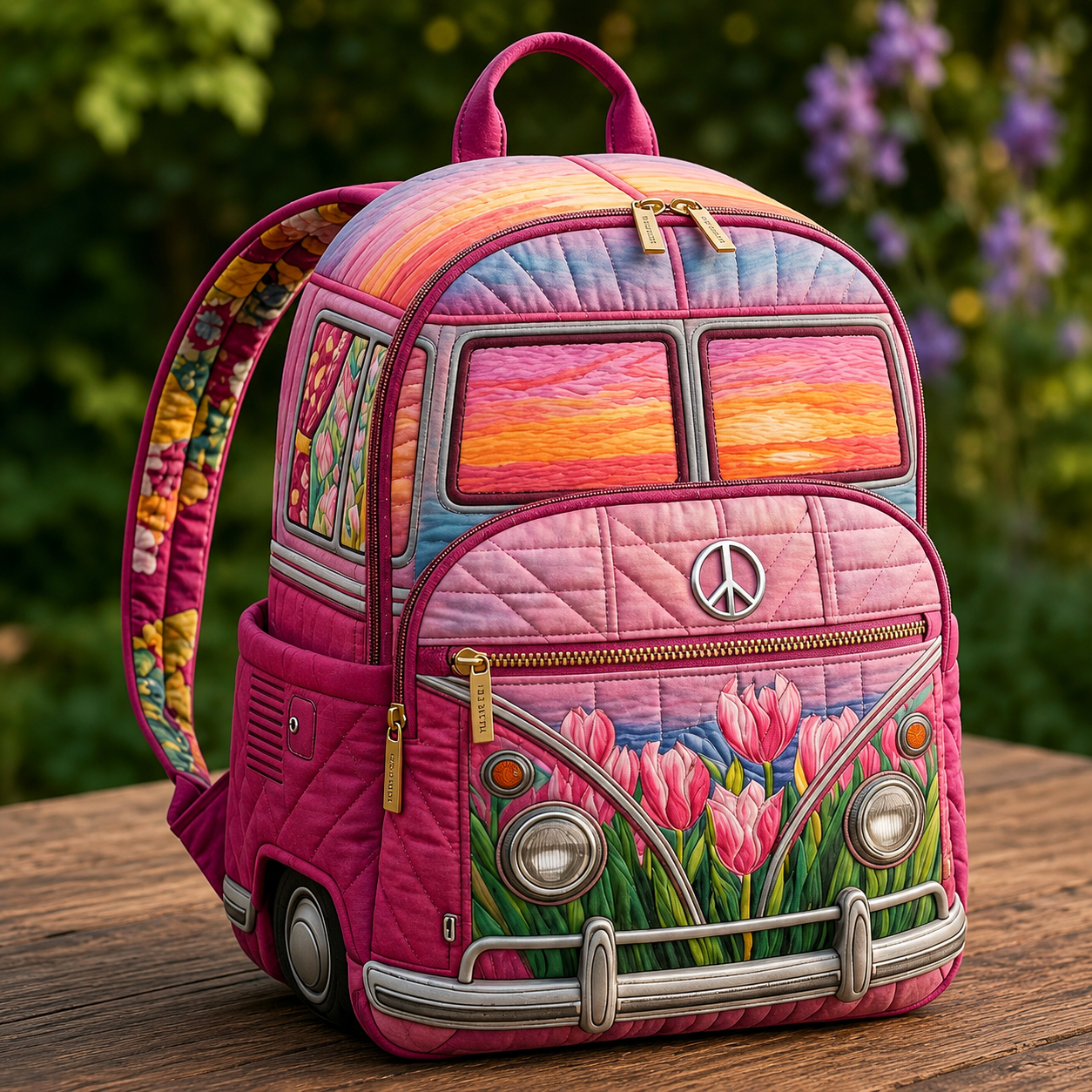 Boho Backpack — Pink Sunset Margaret York