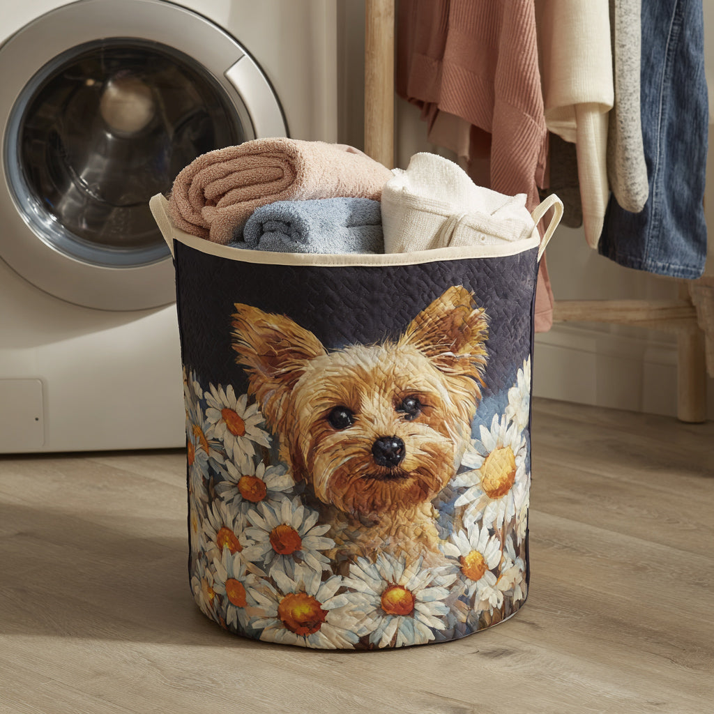 Yorkshire Floral Laundry Basket Margaret York