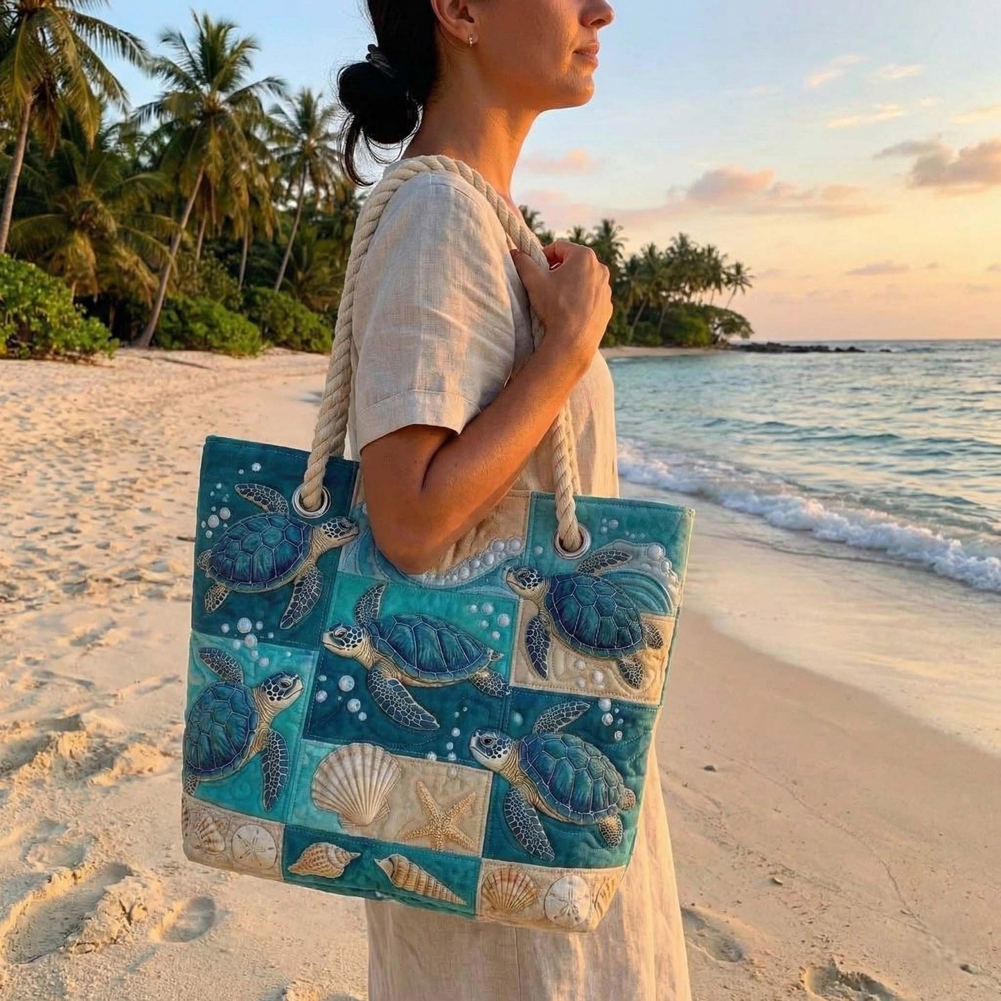 Handcrafted Beach Bag | Turtle Bay Margaret York