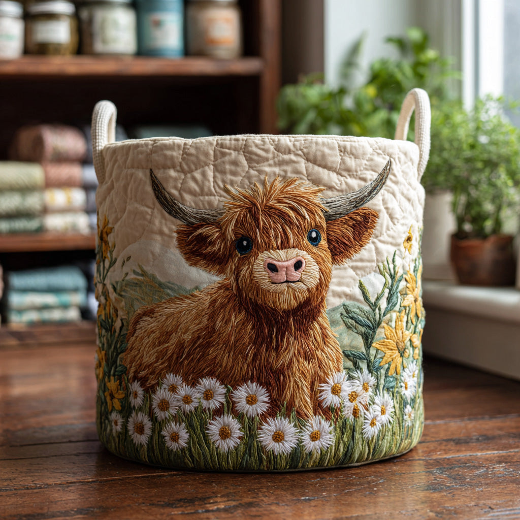 Highlands Charm | Artisan-Made Laundry Basket Margaret York