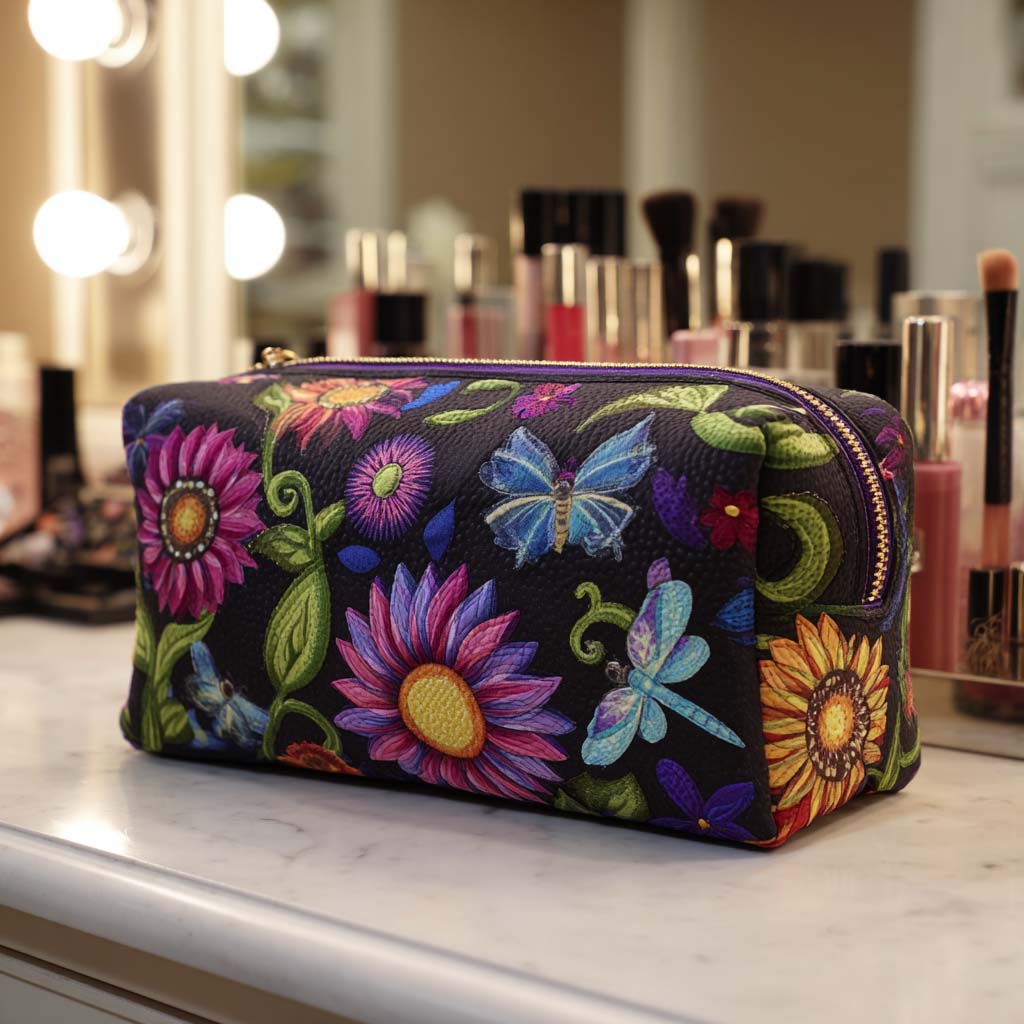 Padded Make-up Bag Morning Glow Margaret York