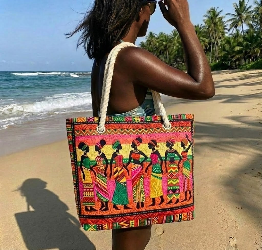 Handcrafted Beach Bag | Melanin Queens Margaret York