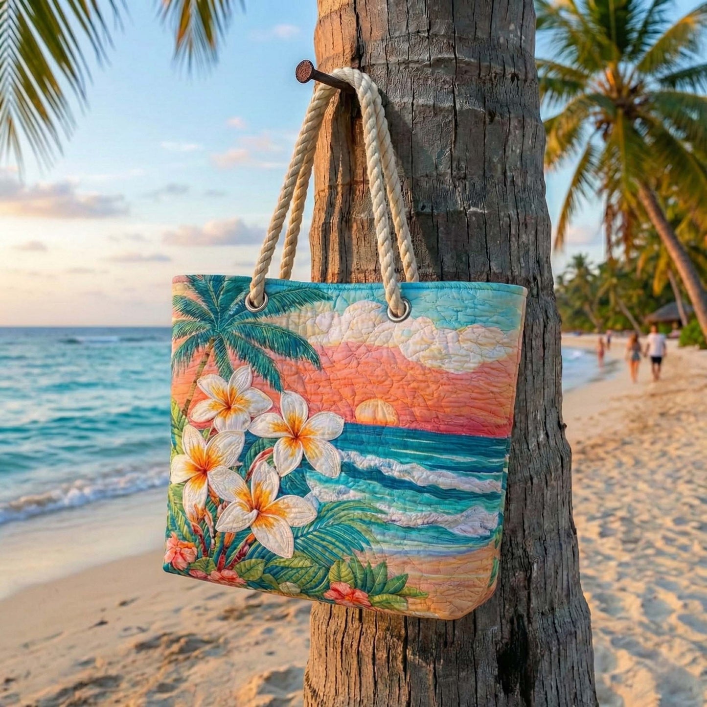 Handcrafted Beach Bag | Tropical Spirit Margaret York