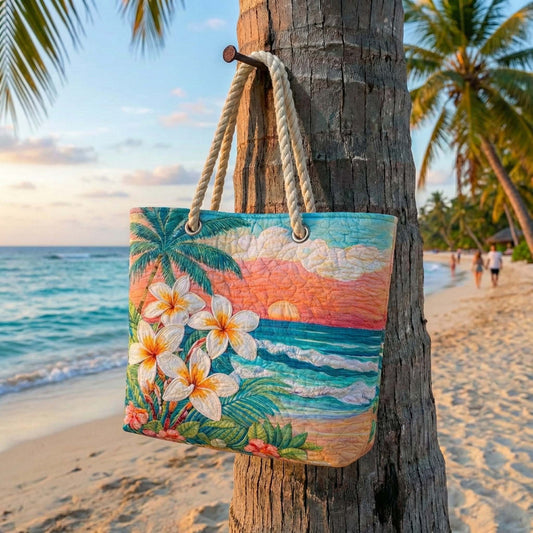 Handcrafted Beach Bag | Tropical Spirit Margaret York