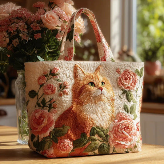 Handcrafted Bag | The Brown Cat and the Rose Margaret York