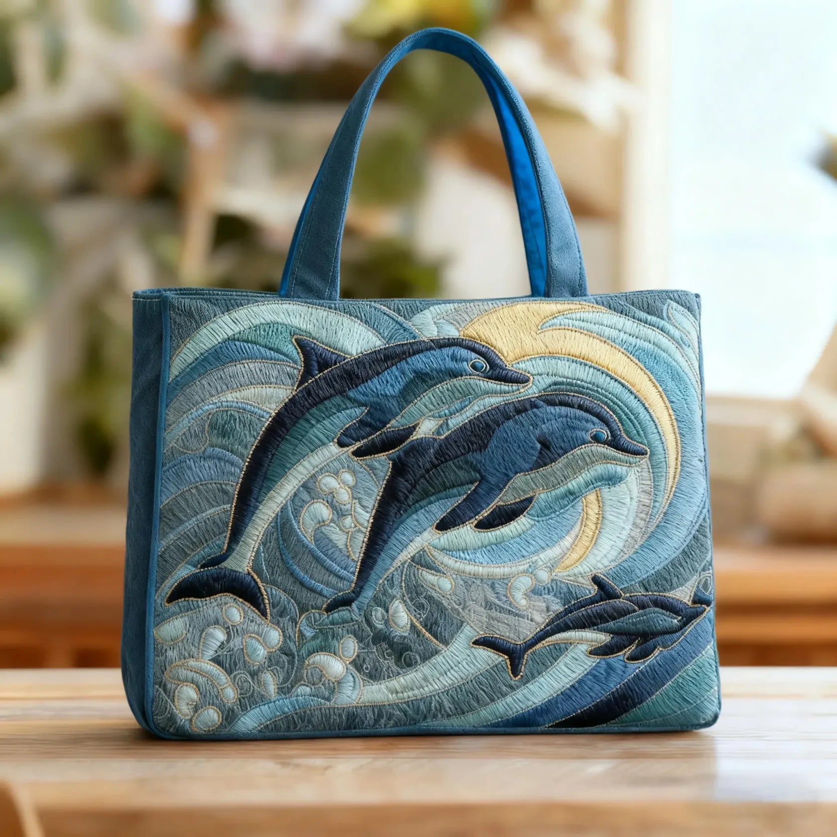 Handcrafted Bag | Ocean Dolphin Margaret York