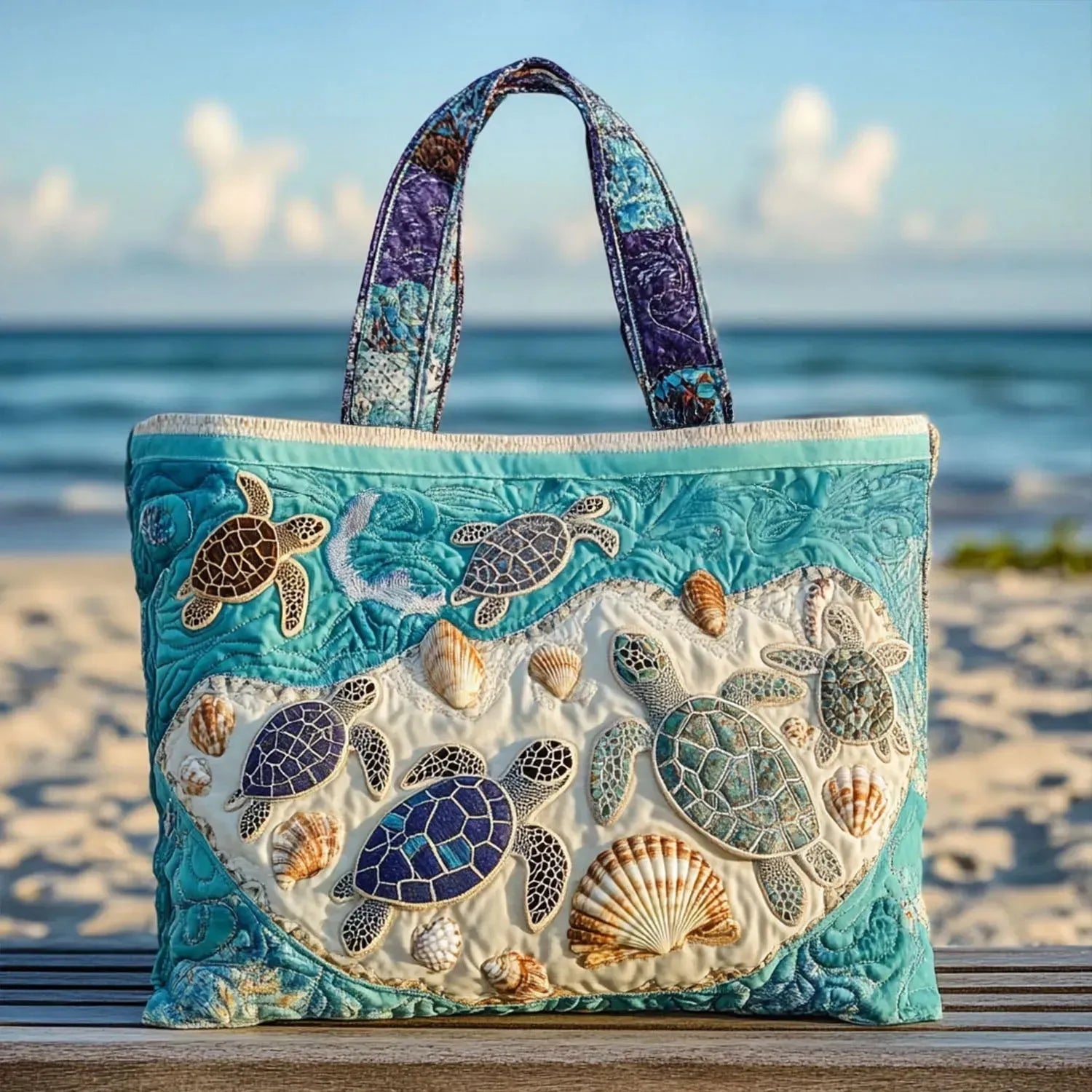 Handcrafted Bag | The Turtle's Embrace Margaret York