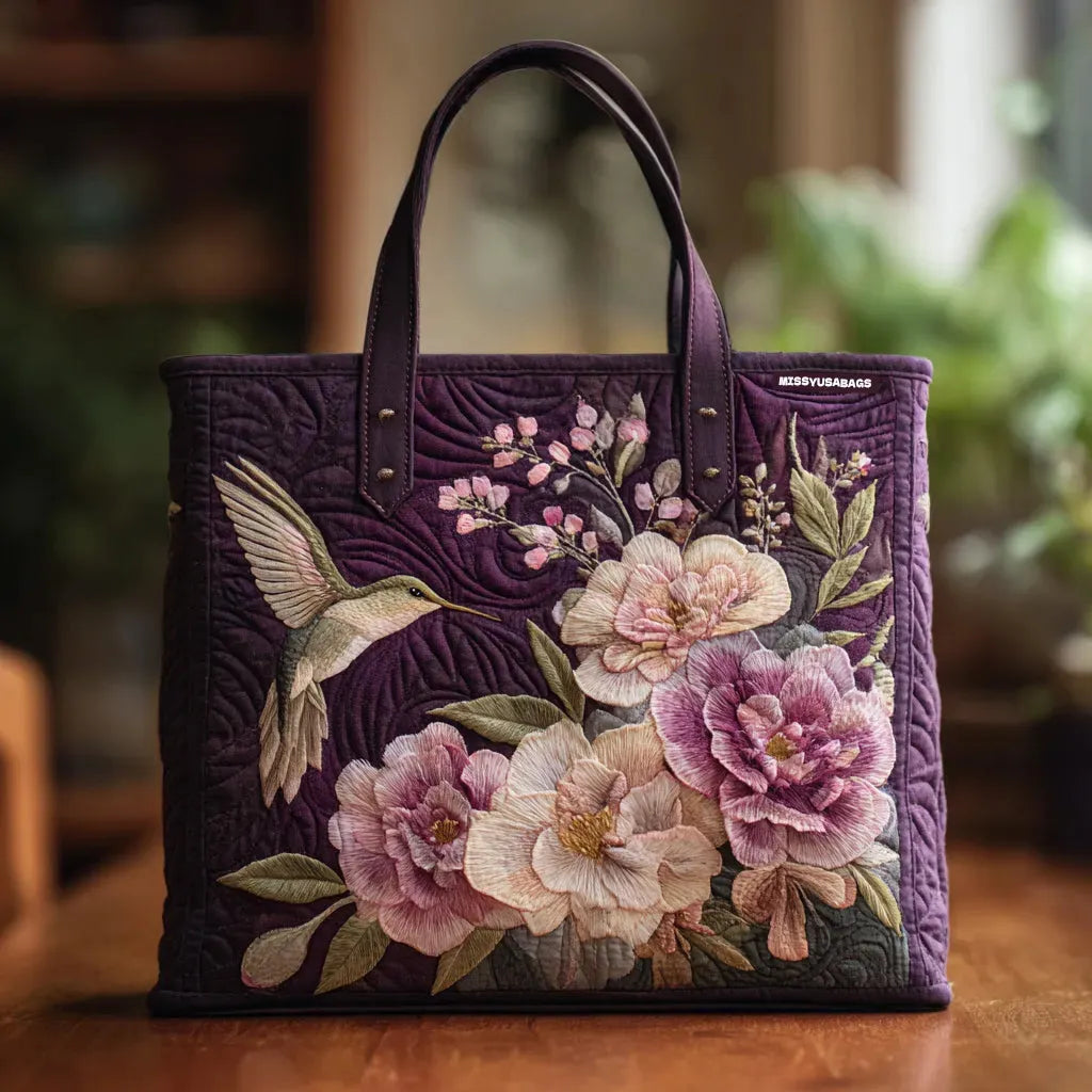 Handcrafted Bag | Hummingbirds Margaret York