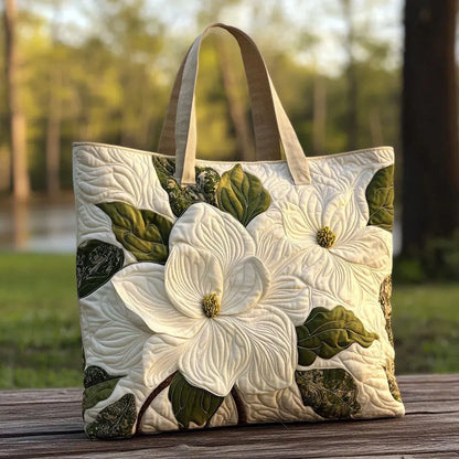 Handcrafted Bag | White Flowers Margaret York