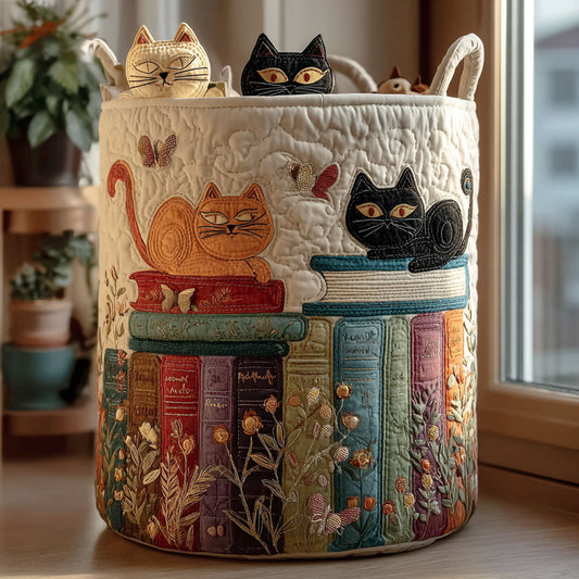 POPPY | CAT PARADE LAUNDRY BASKET Margaret York