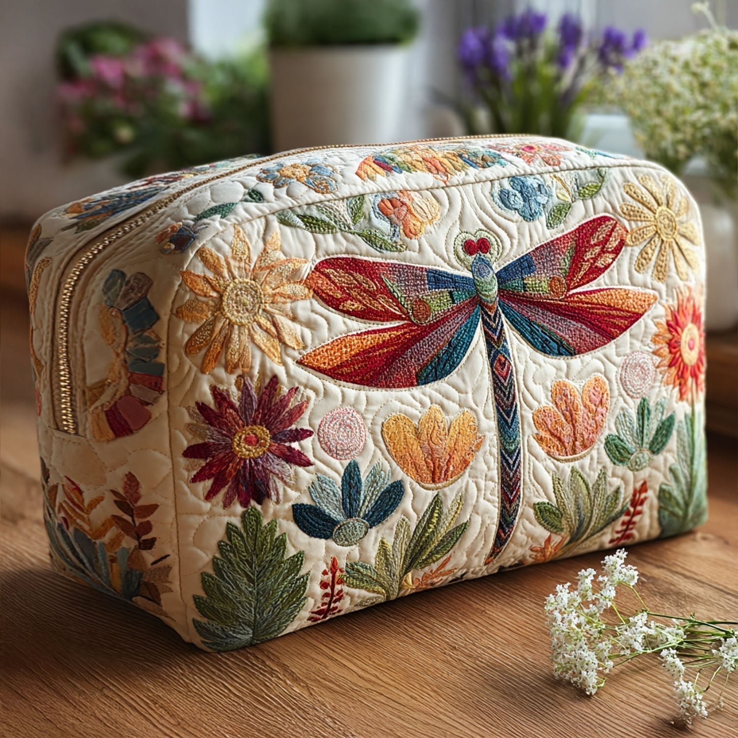 Padded Celestial Makeup Bag Margaret York