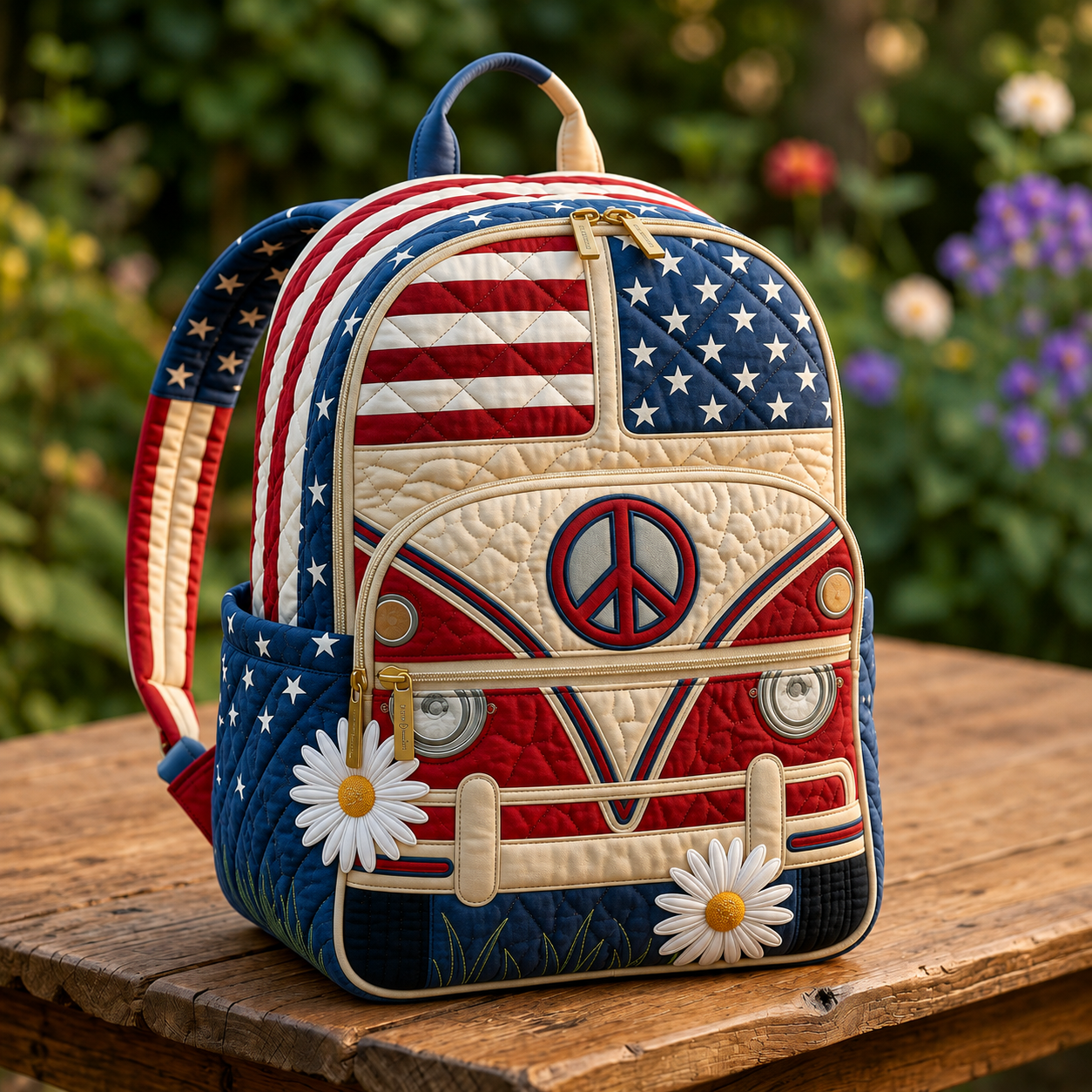 Boho Backpack — Stars & Daisies Margaret York