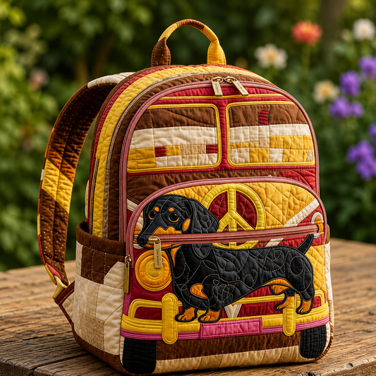 Boho Backpack — Dachshund Margaret York
