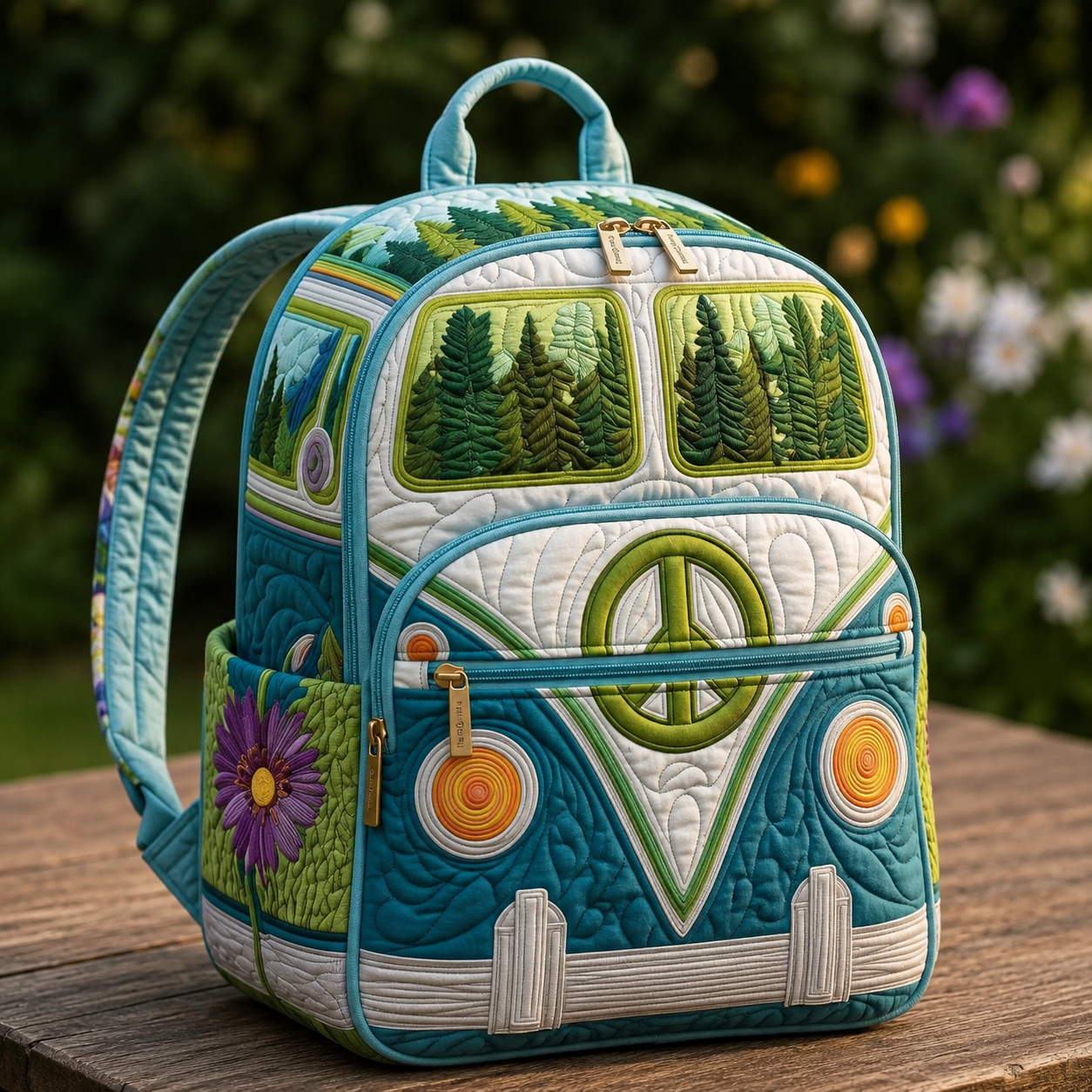Boho Backpack — Forest Path Margaret York
