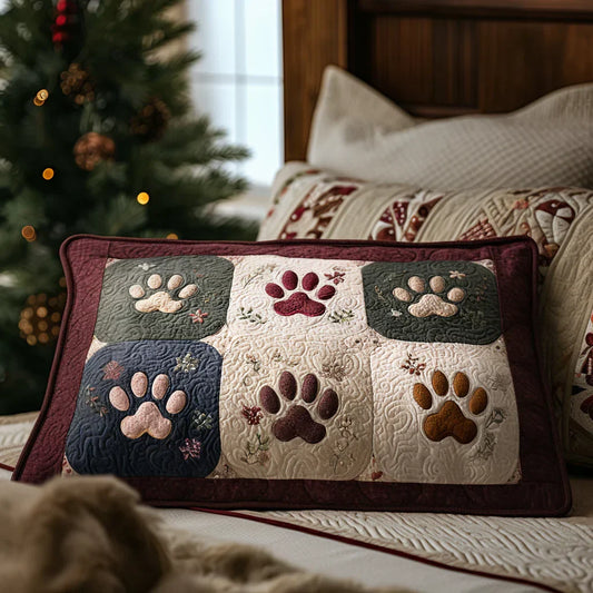 Comfortable Tabbed Quilted Cushion Cover Margaret York