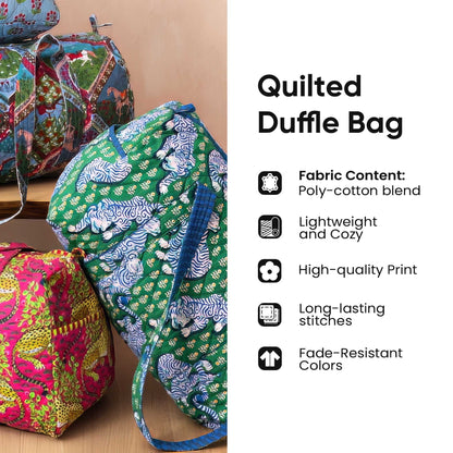 Hippie Van Quilted Duffle Bag - Model GFTONT3449 Margaret York