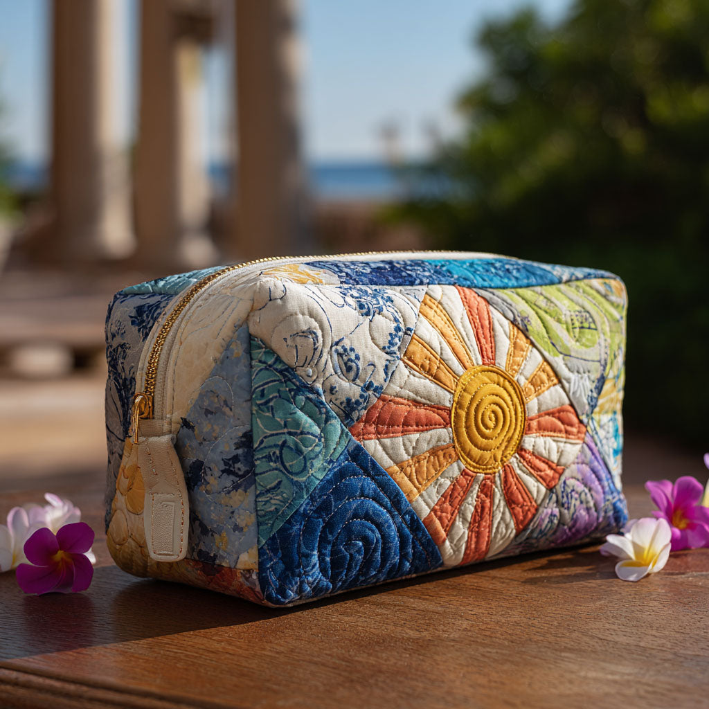 Padded Makeup Bag Spirit of the Earth Margaret York