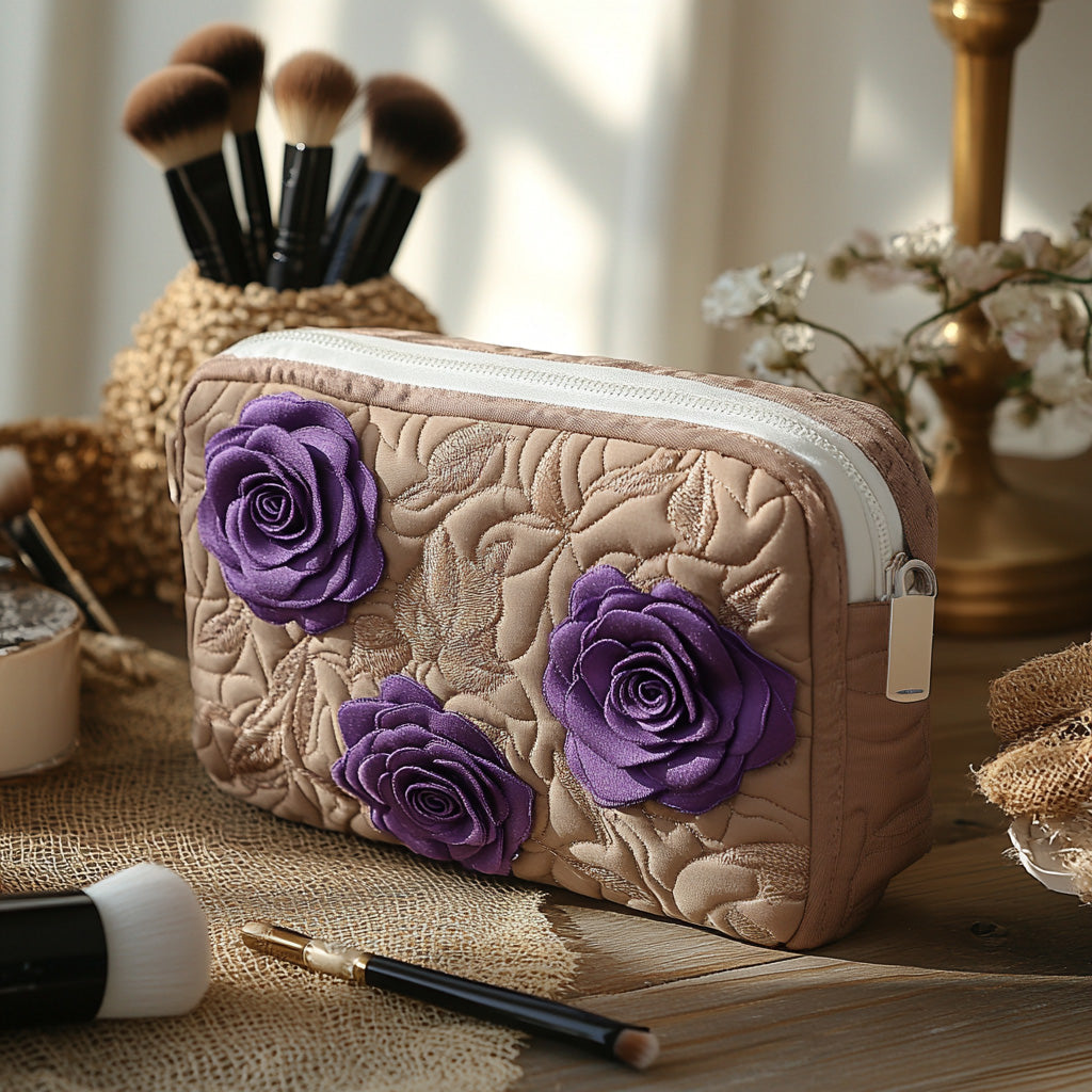 Padded Pink Makeup Bag Margaret York