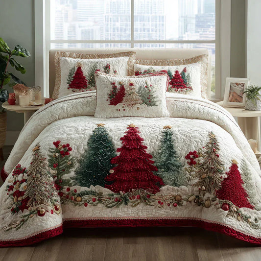 Winter Wonder 3-Piece Quilted Bedding Set Margaret York