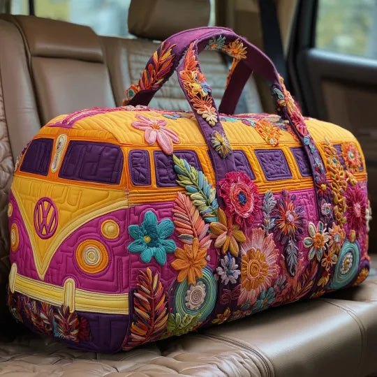 Cozy Padded Bohemian Travel Tote Margaret York