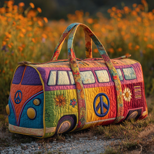 Hippie Van Quilted Duffle Bag - Model GFTOMA3271 Margaret York