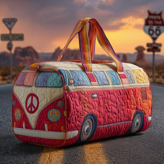 Hippie Van Quilted Duffle Bag - Model GFTOMA3272 Margaret York