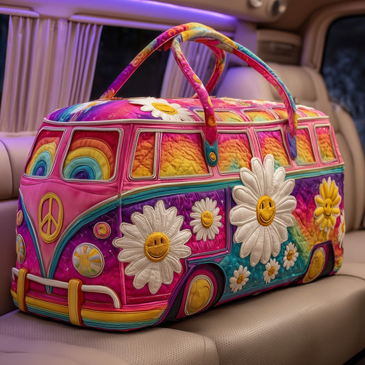 Hippie Van Quilted Duffle Bag GFTOMA4714 Margaret York