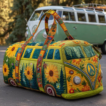 Bohemian Sunflower Quilted Duffle Bag - Model GFTONL5857 Margaret York