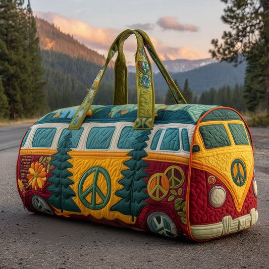 Hippie Van Quilted Duffle Bag - Model GFTONL6009 Margaret York