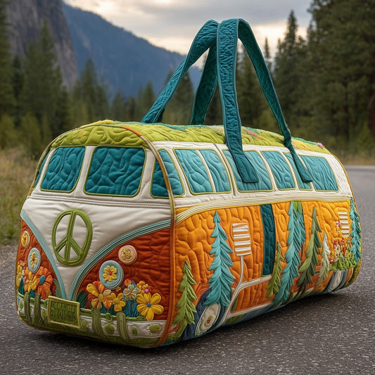 Hippie Van Quilted Duffle Bag - Model GFTONL6013 Margaret York