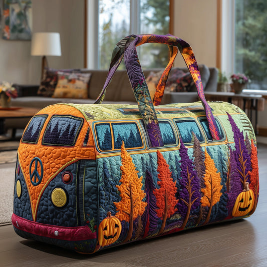 Haunted Highway Quilted Travel Duffle Bag - GFTOTP11187 Margaret York