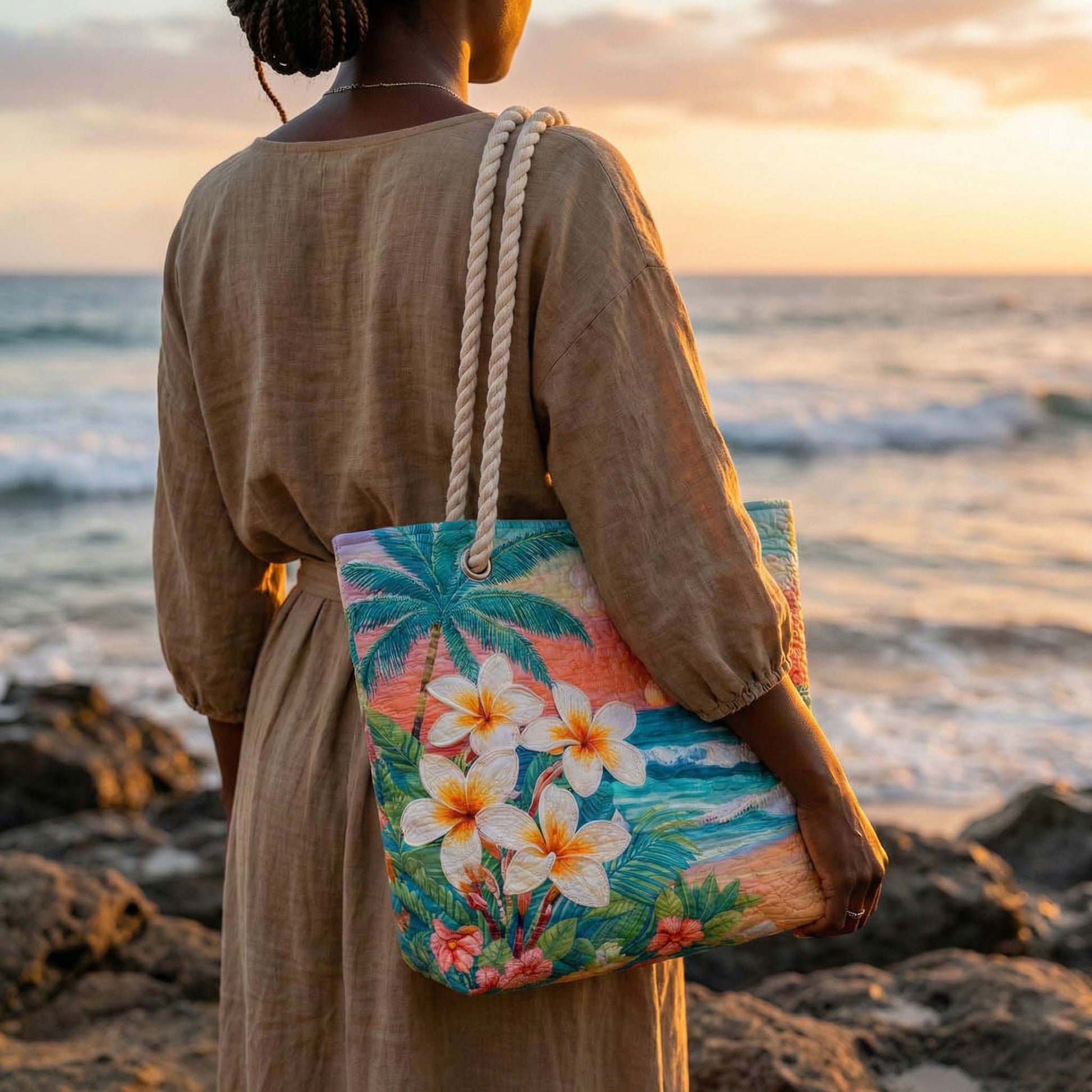 Handcrafted Beach Bag | Tropical Spirit Margaret York