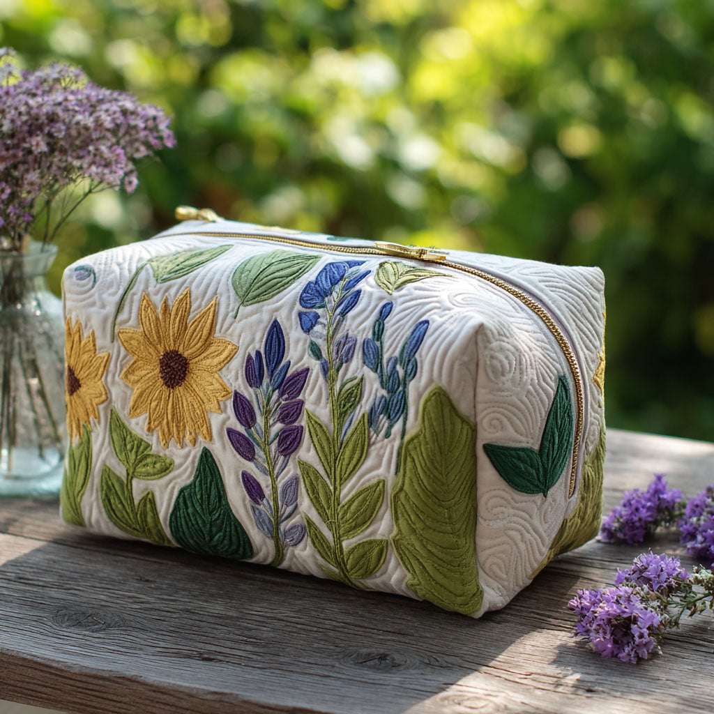 Gentle Meadow Padded Makeup Bag Margaret York