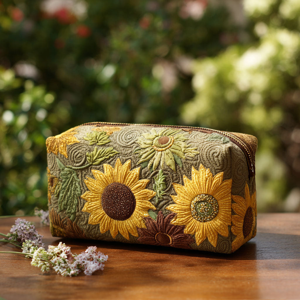 Padded Makeup Bag Golden Field Margaret York
