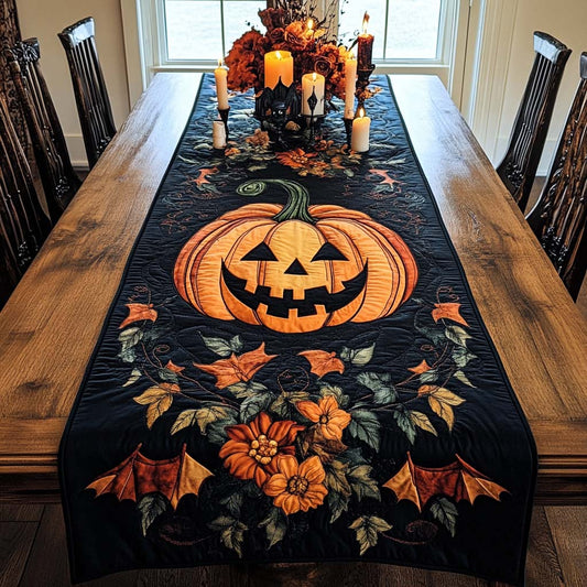 Halloween Joy Quilted Table Runner Margaret York