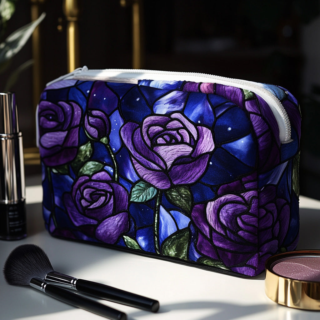 Padded Makeup Bag Midnight Rose Margaret York