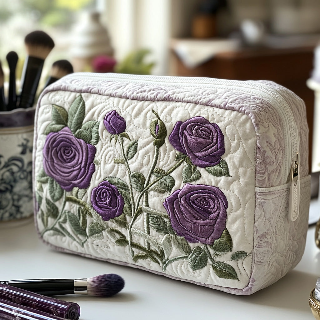 Padded Makeup Bag "Moon Flower" Margaret York
