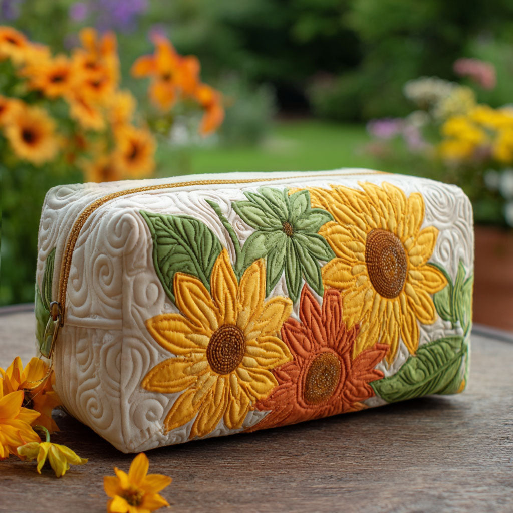 Quilted Makeup Bag Petal Dreams Margaret York
