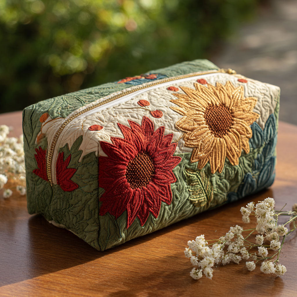Quilted Makeup Bag Petal Glow Margaret York