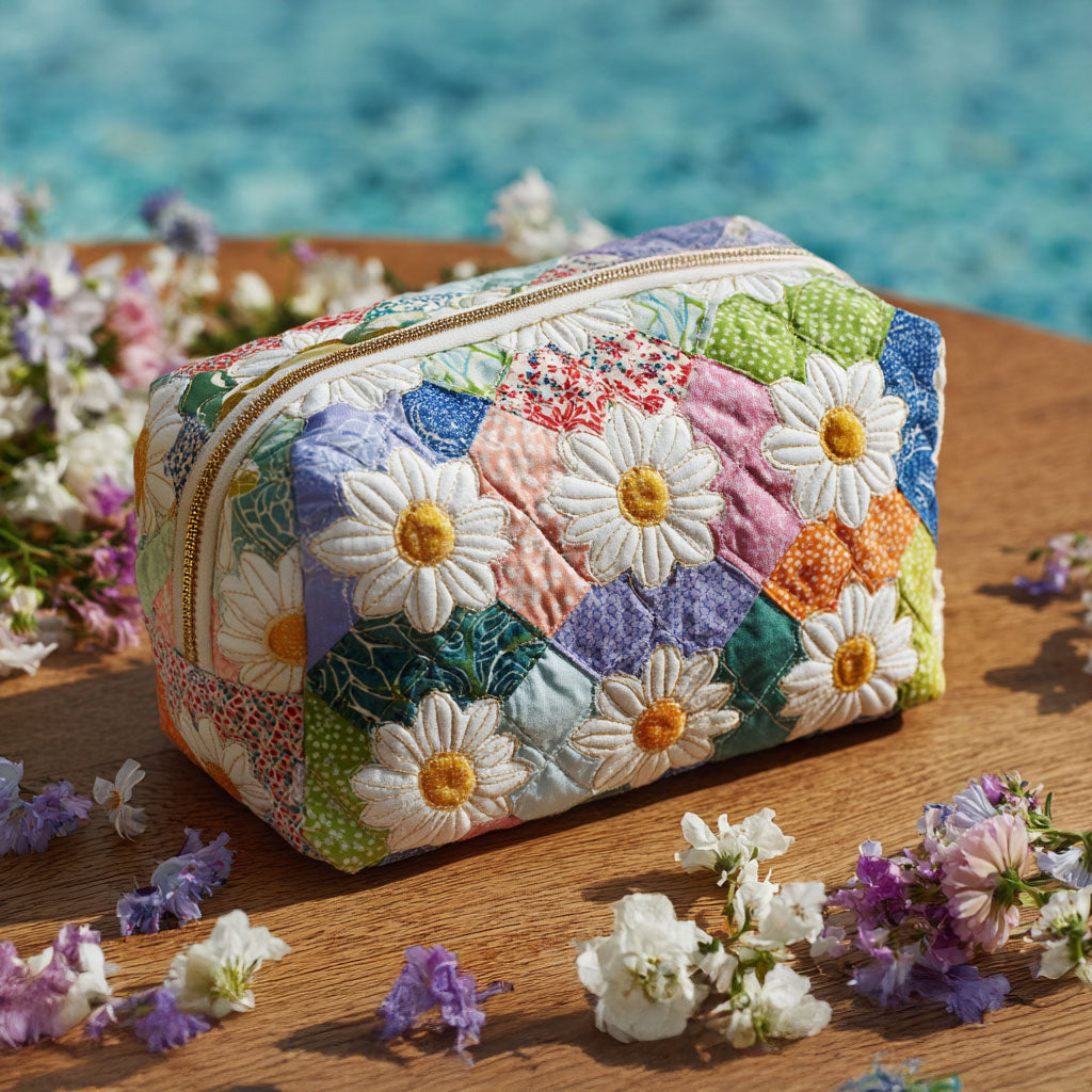 Padded Makeup Bag Petal Path Margaret York