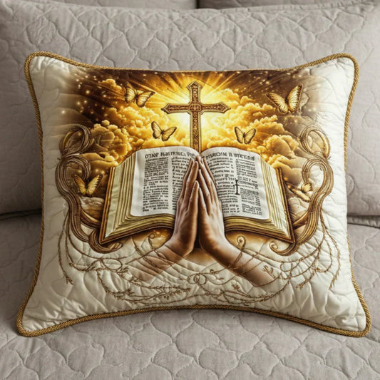 Quilted Cushion Cover Margaret York