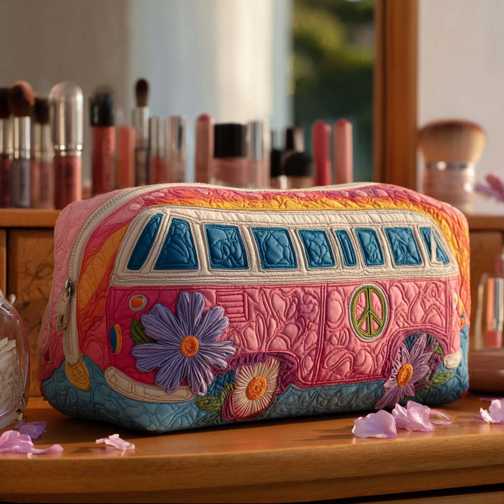 Quilted Makeup Bag for Serene Travels Margaret York