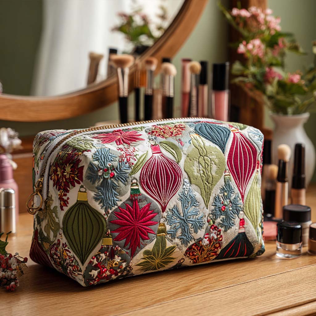 Quilted Sparkle Makeup Bag Margaret York