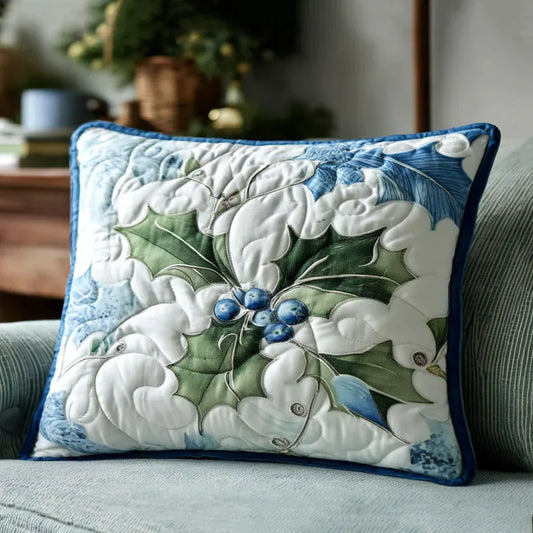 Moonlit Bells Quilted Cushion Cover Margaret York
