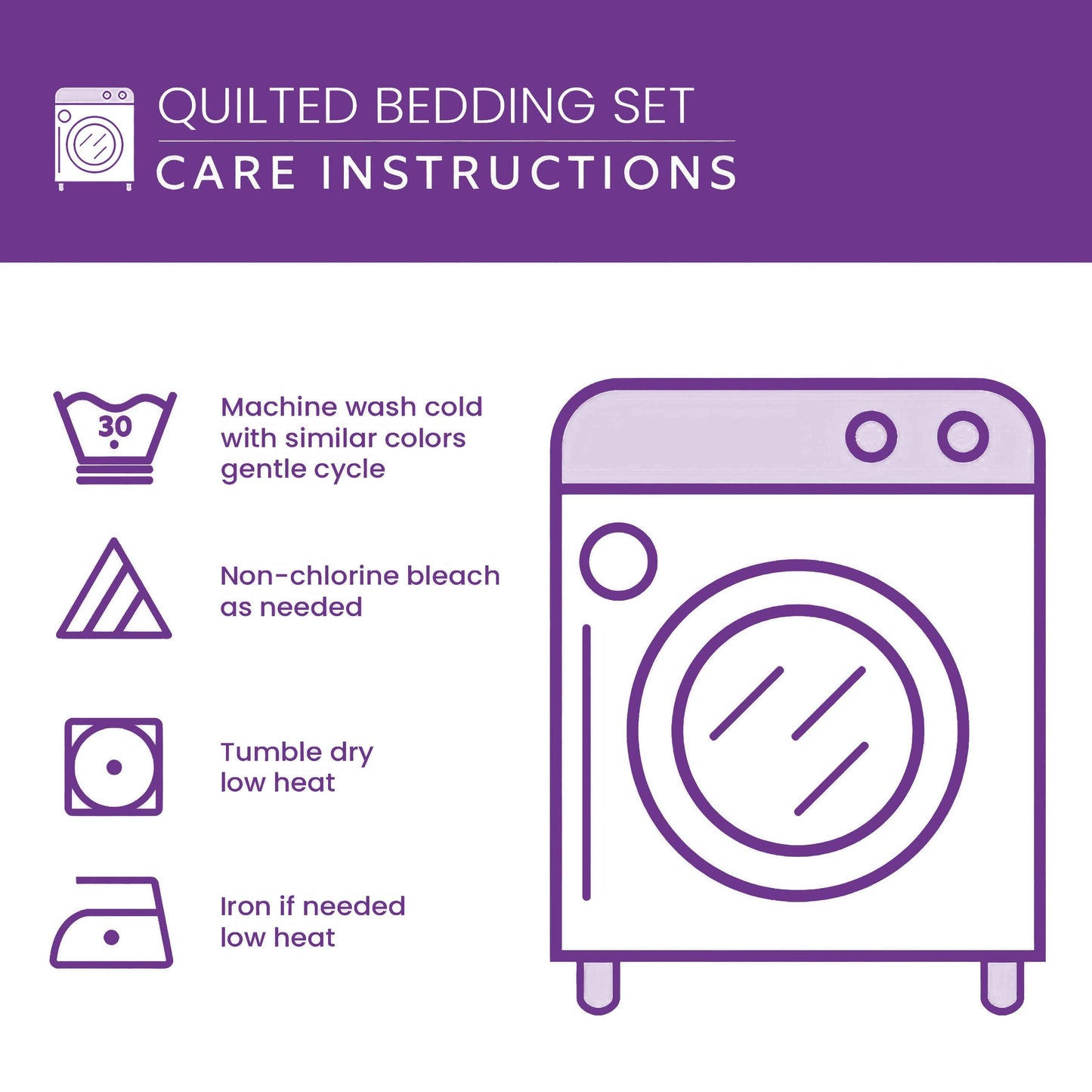 3-Piece Quilted Bedding Set - Cardinal Love Dance Margaret York