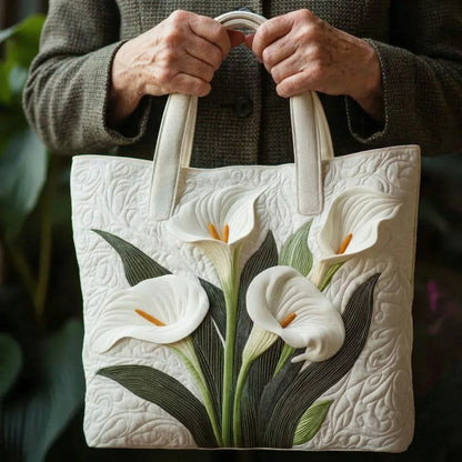 Handcrafted Bag | White Lilies Margaret York