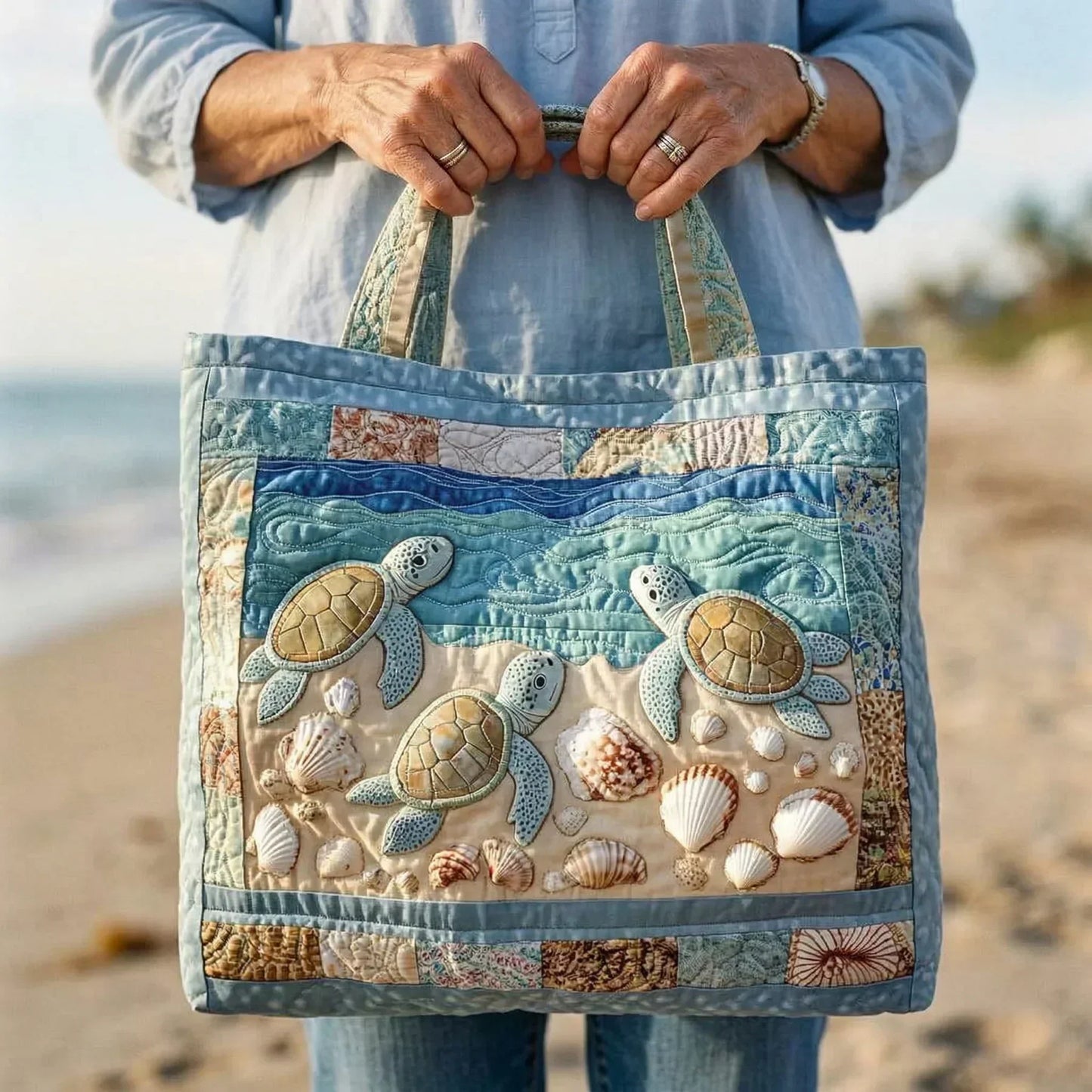 Handcrafted Bag | Sea Turtle Margaret York